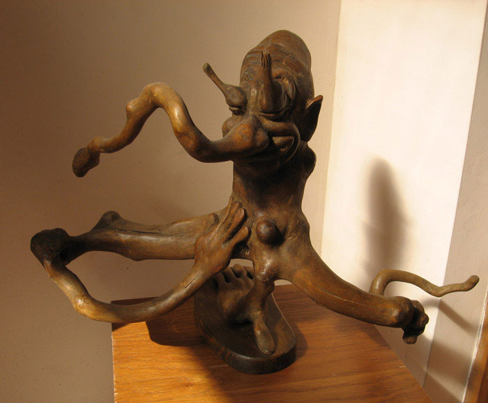 Водяной - Деревянная скульптура Владимира Цепляева