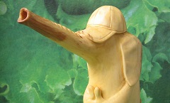 Слоник - Деревянная скульптура Владимира Цепляева